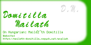 domitilla mailath business card